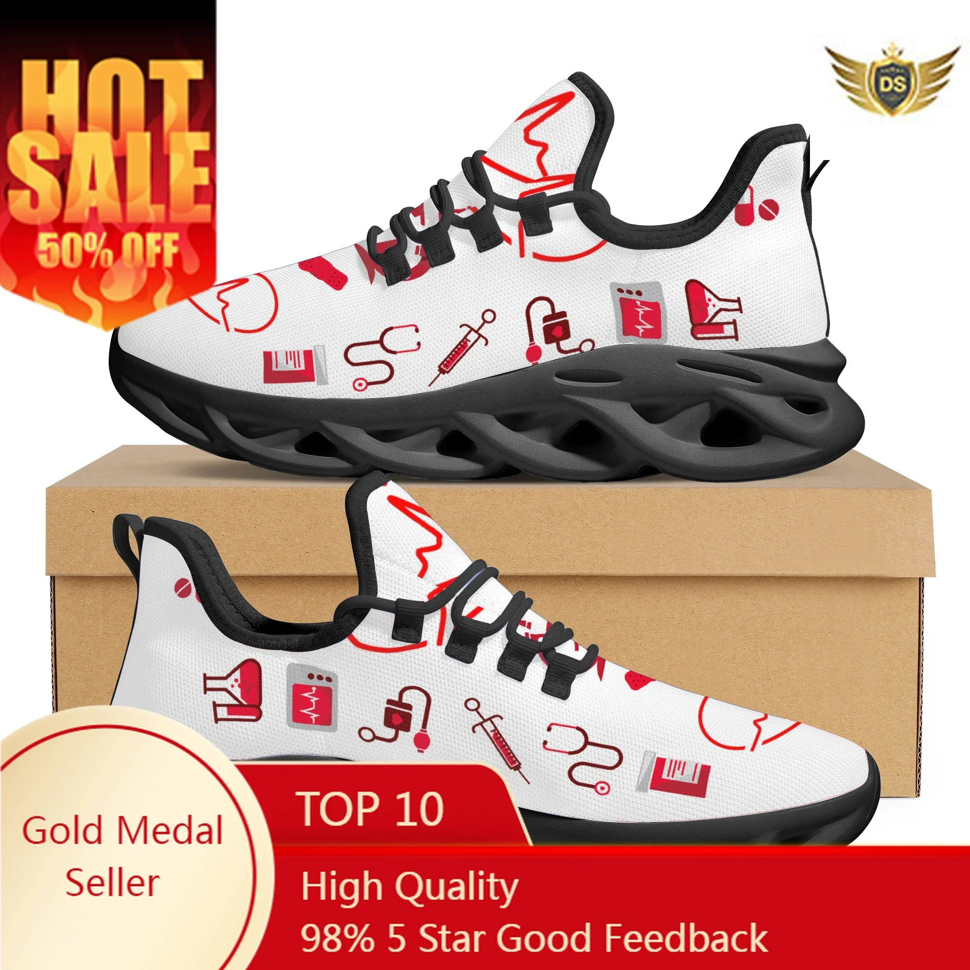 Women'S Shoes Nursing - Comfort Women Sneakers White Nursing Shoes