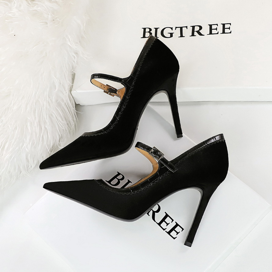 Fashion High Heels Mixed Color - Women Shoes Size 7 recension och pris