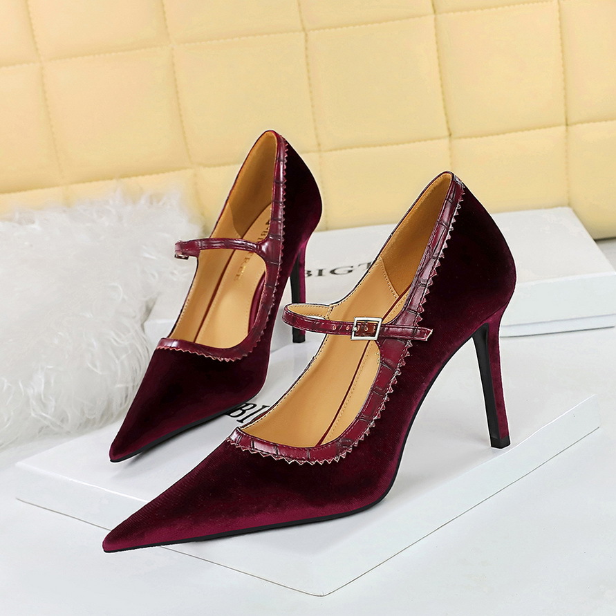 Fashion High Heels Mixed Color - Women Shoes Size 7 recension och pris