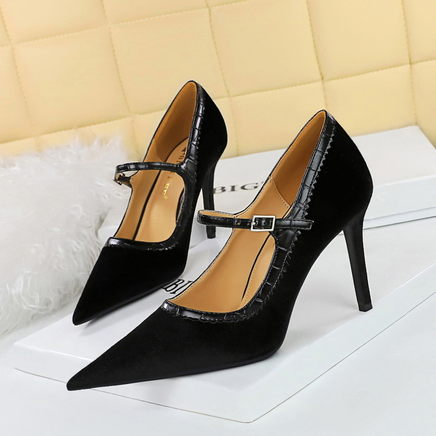 Fashion High Heels Mixed Color - Women Shoes Size 7 recension och pris