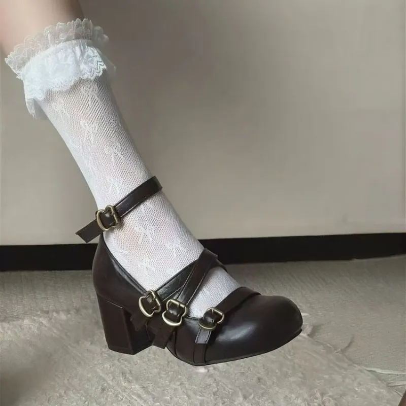 Women's Chunky Heel Mary Jane  - Women Shoes Size 7 recension och pris