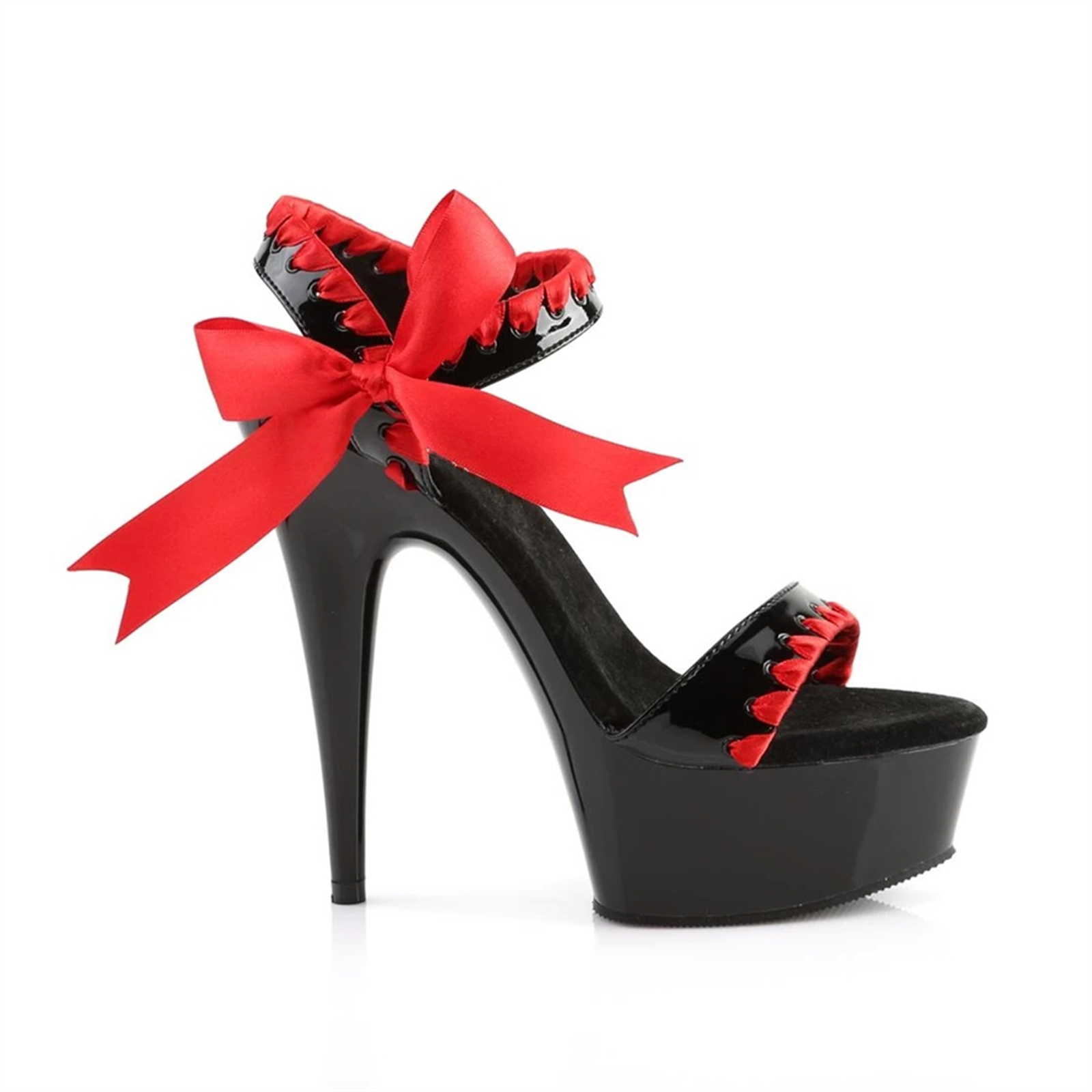 Neo Gothic Heels 15cm - Black  - Wide Fit Heels recension och pris