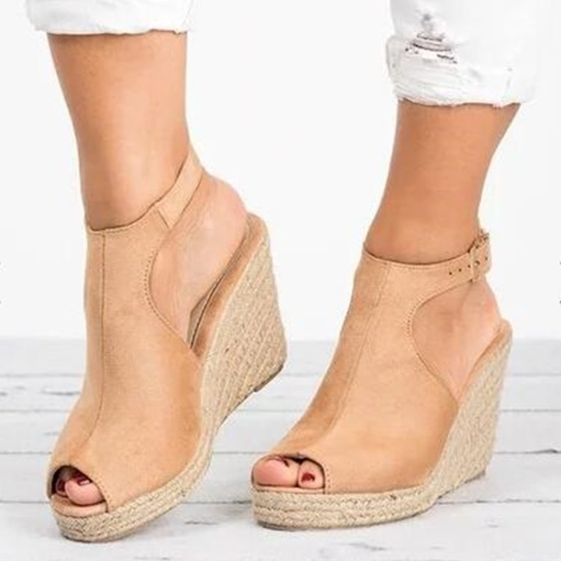Heeled Sandals for Women Summe - Espadrille Wedge Shoes recension och pris