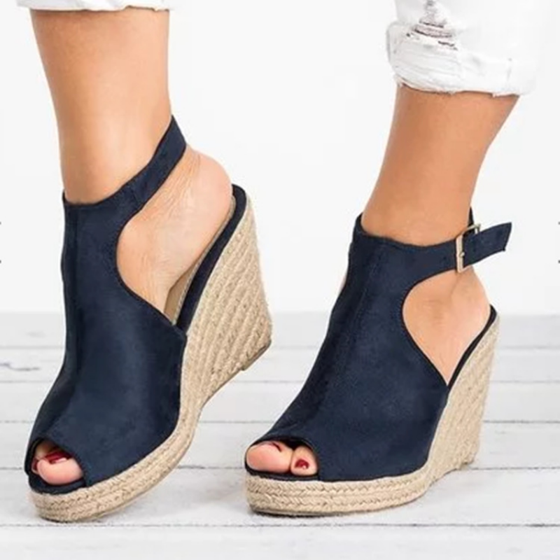 Heeled Sandals for Women Summe - Espadrille Wedge Shoes recension och pris