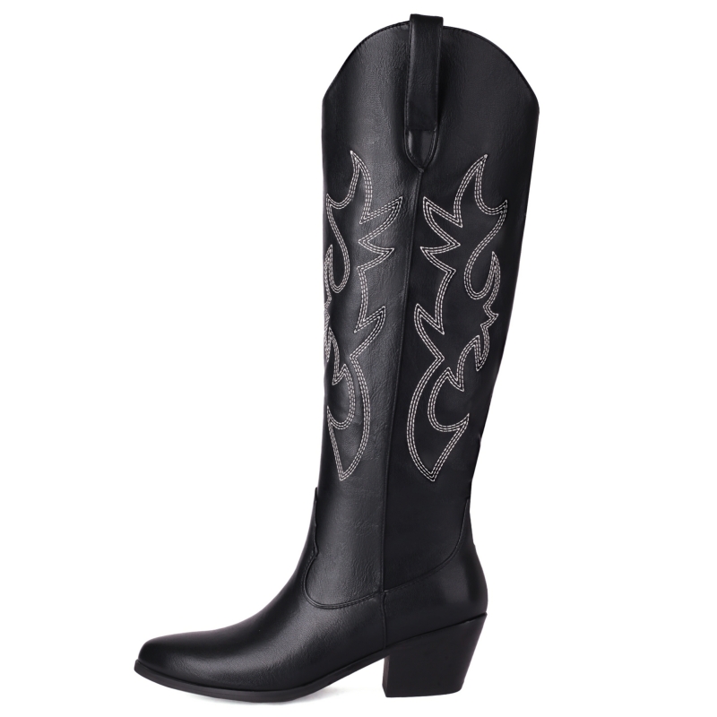 White Women's Knee High Boots  - Women Shoes Size 7 recension och pris