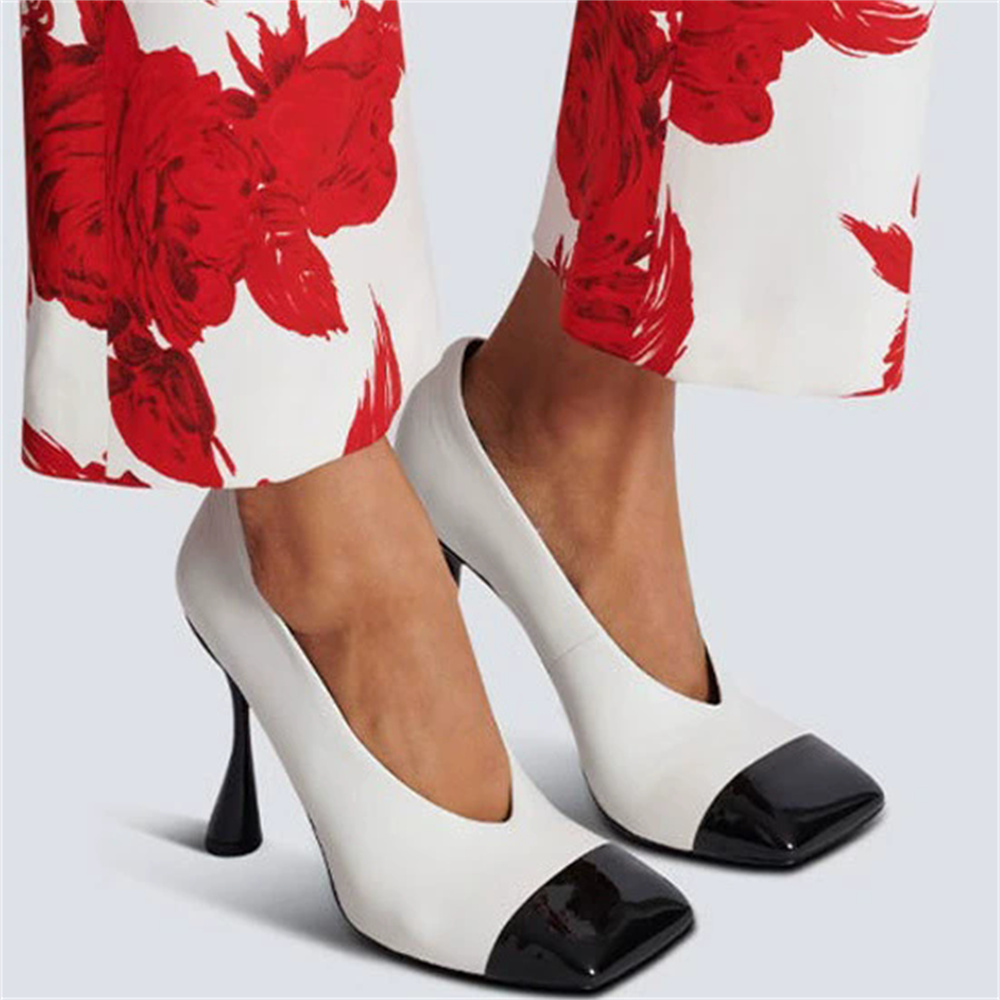 White and Black Dress Shoes Wo - Women Shoes Size 7 recension och pris