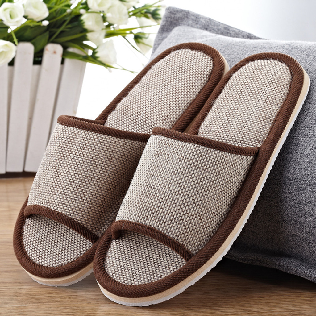 Linen Slippers For Men And Wom - Women'S Shoes For Flat Feet recension och pris