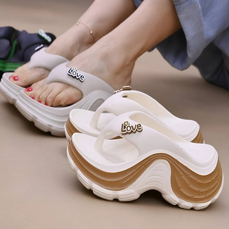 New Y2K Chunky Platform Flip F - Women'S Shoes For Flat Feet recension och pris