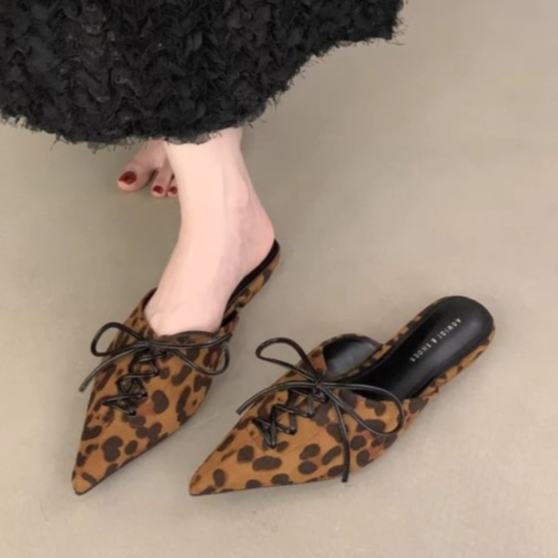 Leopard Women's Slippers Heele - Women Shoes Size 7 recension och pris