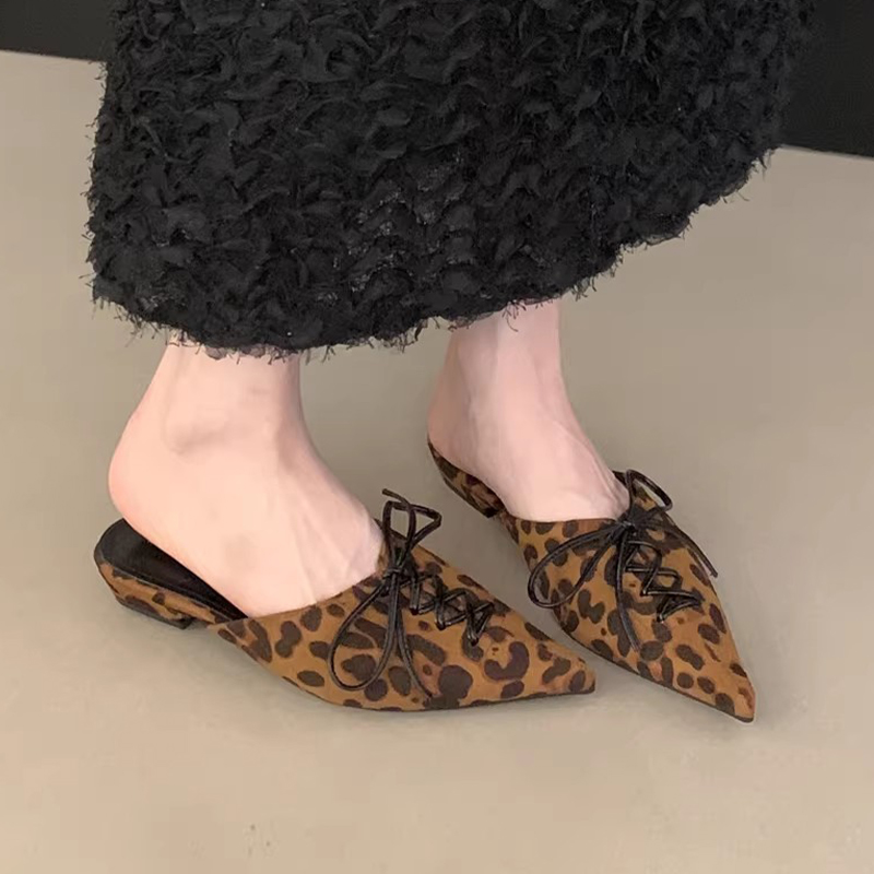 Leopard Women's Slippers Heele - Women Shoes Size 7 recension och pris