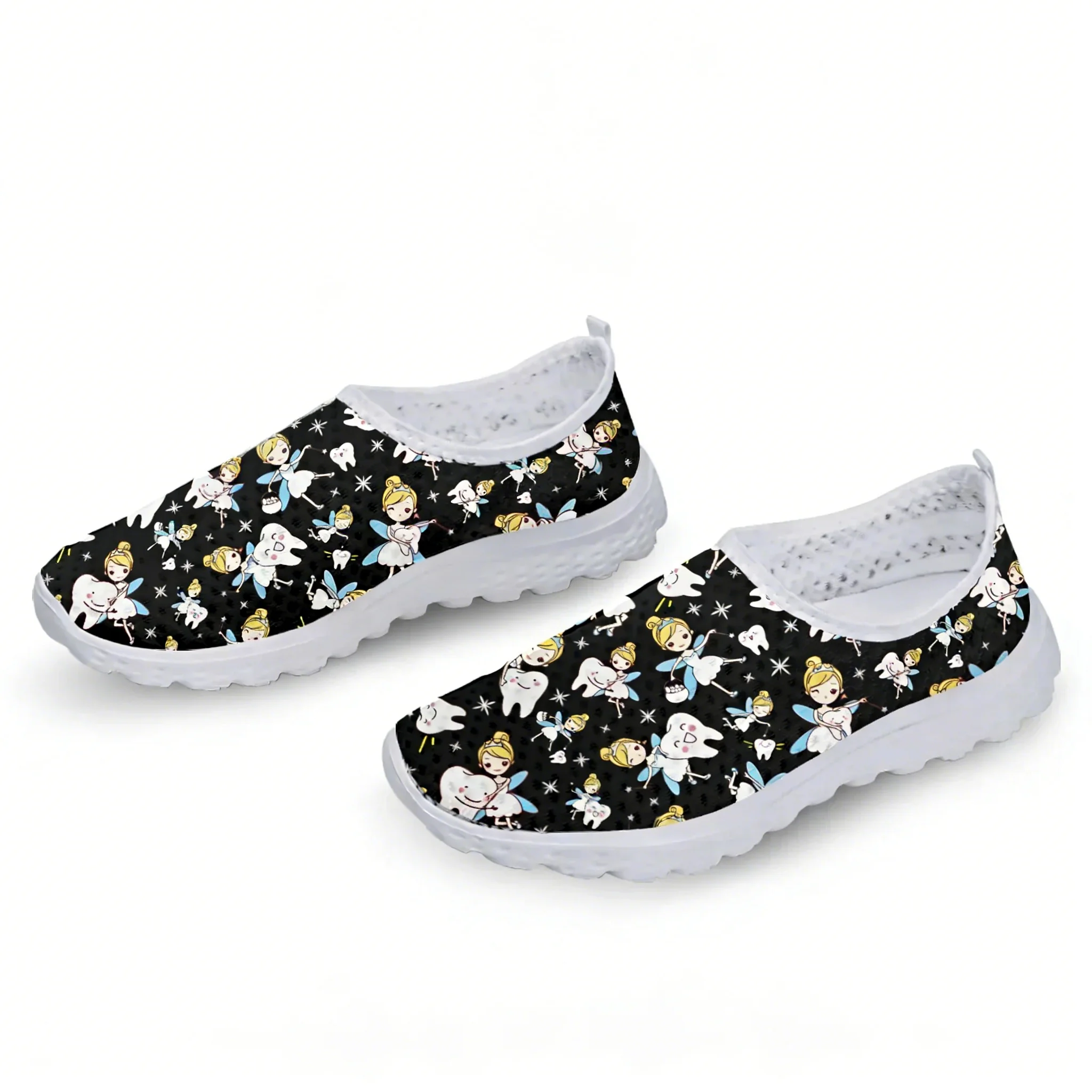 Cute Cartoon Nurse Elf/Teeth M - Women'S Shoes Nursing recension och pris