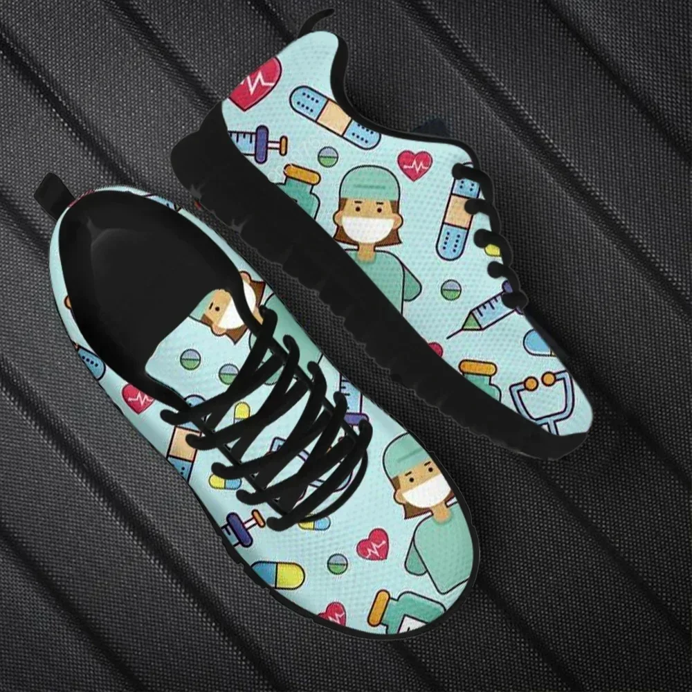 ** Cute Cartoon Nurse Printed  - Women'S Shoes Nursing recension och pris