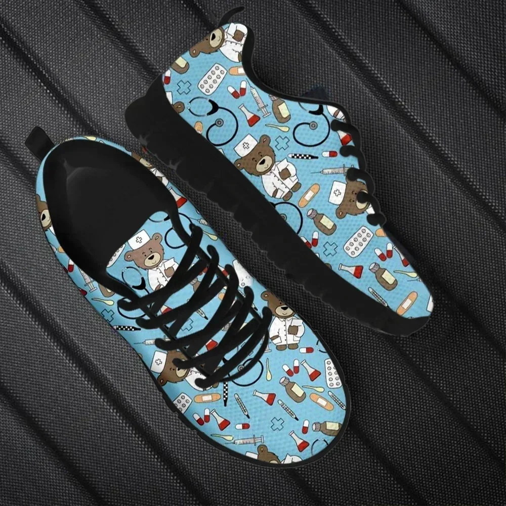 ** Cute Cartoon Nurse Printed  - Women'S Shoes Nursing recension och pris