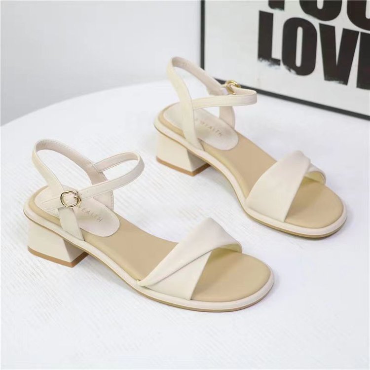Evening Breeze Block Heel Sand - Women Shoes Model recension och pris