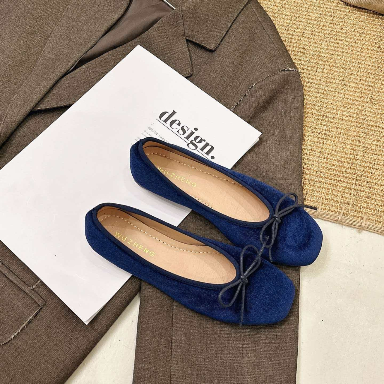 French-style high-end velvet b - Women'S Heels recension och pris