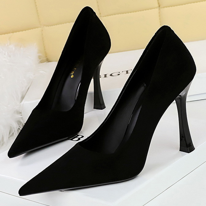 BIGTREE Shoes Suede Black Wome - Women Shoes Size 7 recension och pris