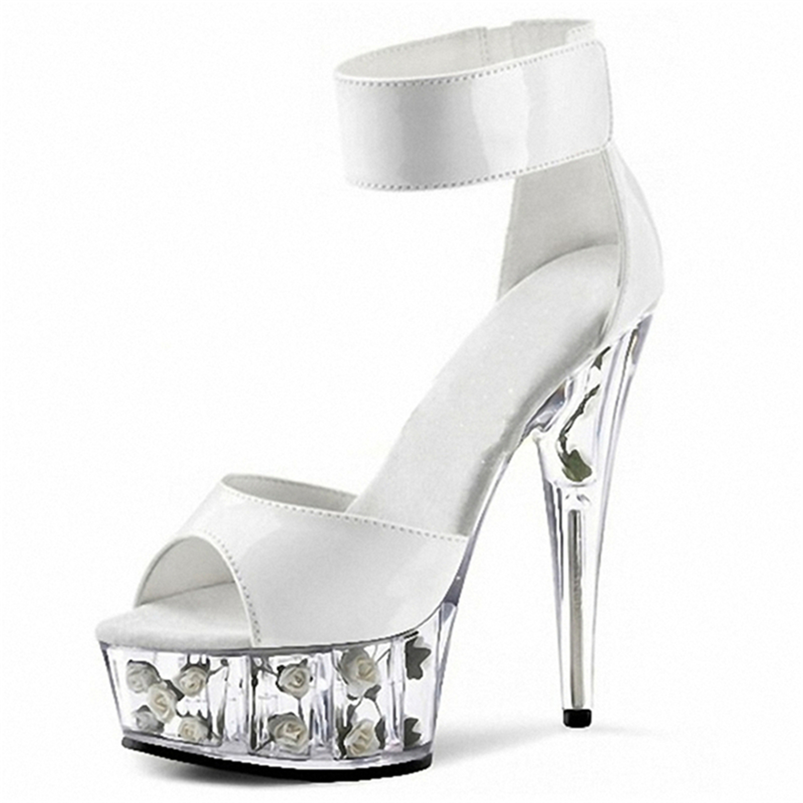 Neo Gothic Heels 15cm - Black  - Wide Fit Heels recension och pris
