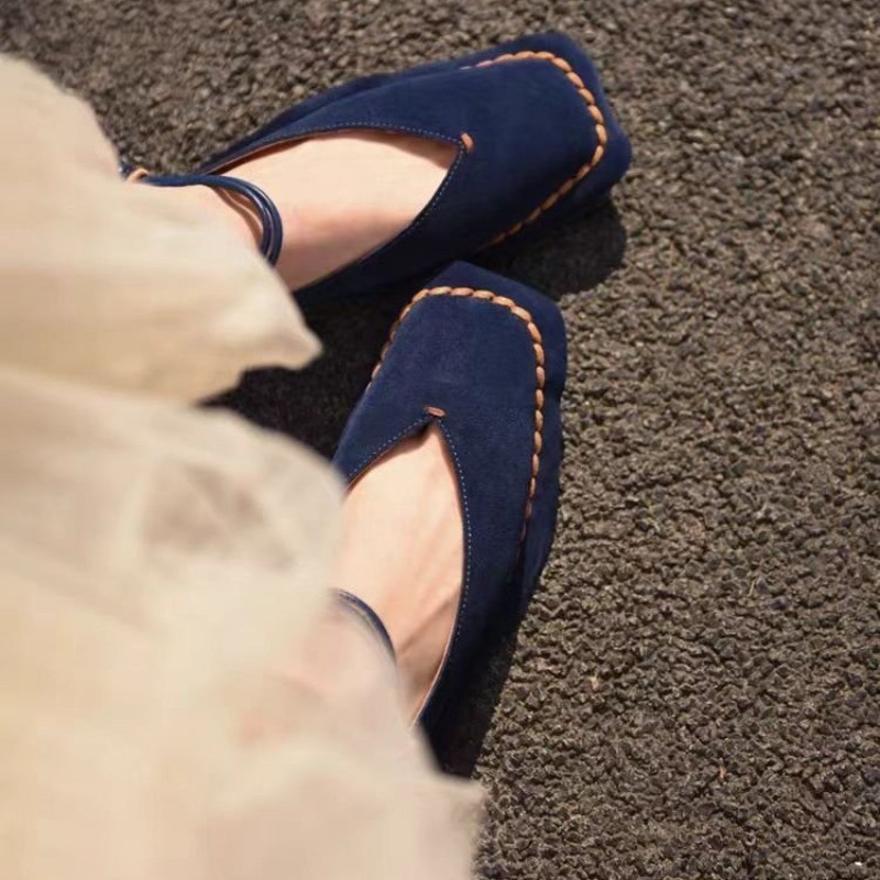 Retro Square-toe Shallow-mouth - Women Shoes With Heels recension och pris