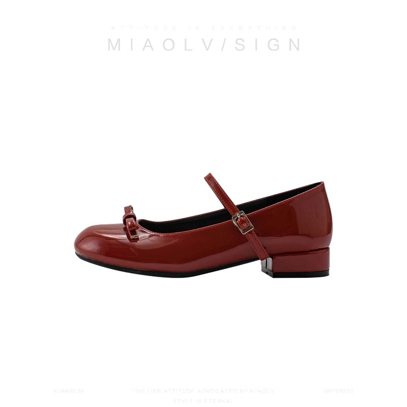 2026 Spring Wine Red Women Mar - Ballet Flat Women recension och pris