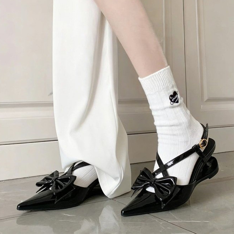 Bow Sandals Women Pointed Toe  - Women Shoes Size 7 recension och pris