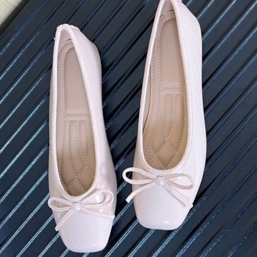 Women Nude Pink Patent Leather - Ballet Flat Women recension och pris