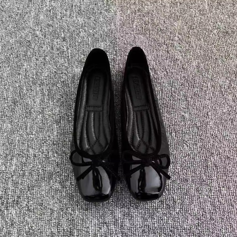 Women Nude Pink Patent Leather - Ballet Flat Women recension och pris