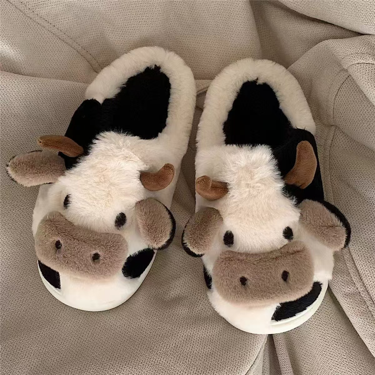 Slippers For Women,Cow Slipper - Women'S Shoes To Men'S recension och pris