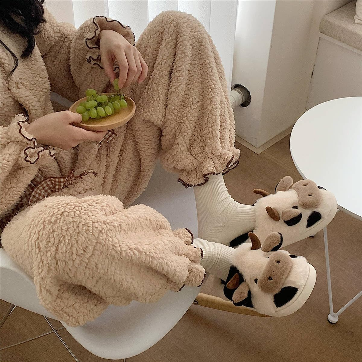 Slippers For Women,Cow Slipper - Women'S Shoes To Men'S recension och pris
