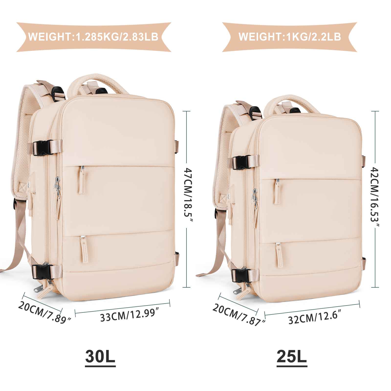 Large Travel Backpack for Men  - Women'S Shoes To Men'S recension och pris