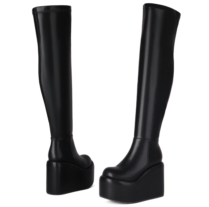 Platform Over-the-Knee High Bo - Women Shoes Size 7 recension och pris