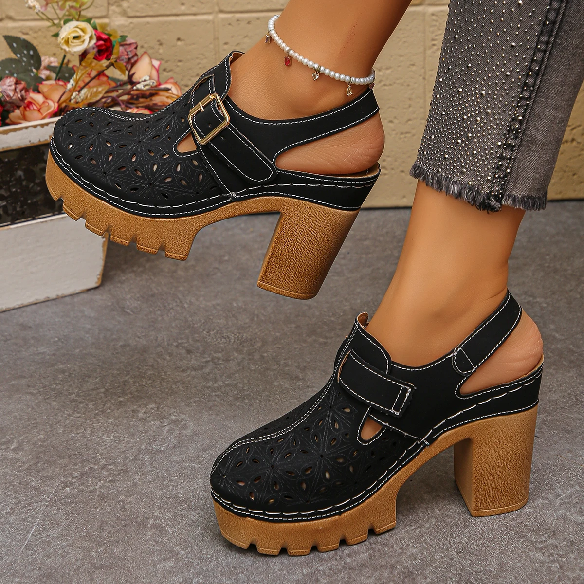 Large Size Women's Thick Heel  - Women Shoes Model recension och pris