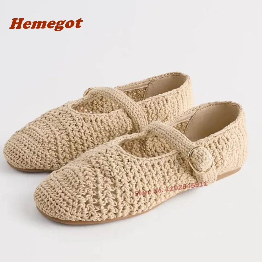 Weaven Hollow Out Pumps Round  - Women Shoes Casual recension och pris