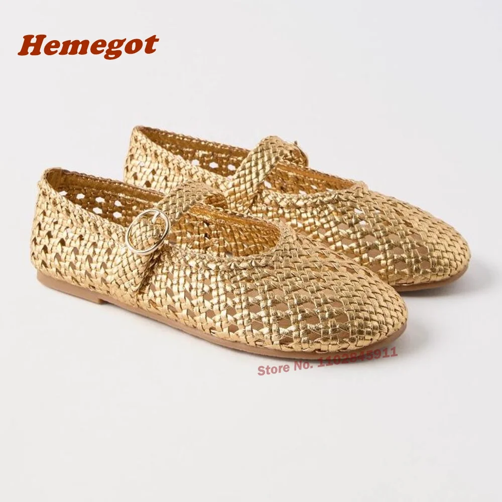 Weaven Hollow Out Pumps Round  - Women Shoes Casual recension och pris