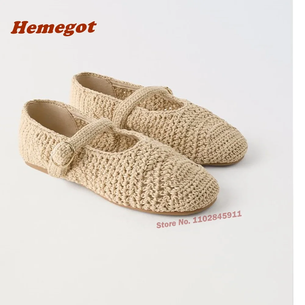 Weaven Hollow Out Pumps Round  - Women Shoes Casual recension och pris