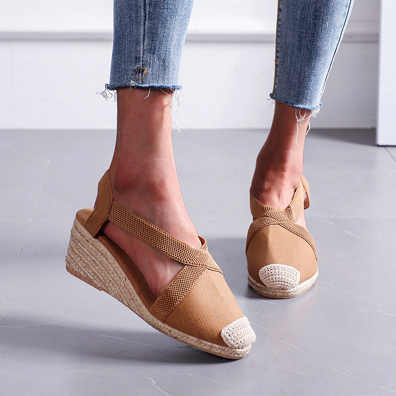2026 Summer Women's Sandals St - Espadrille Wedge Shoes recension och pris