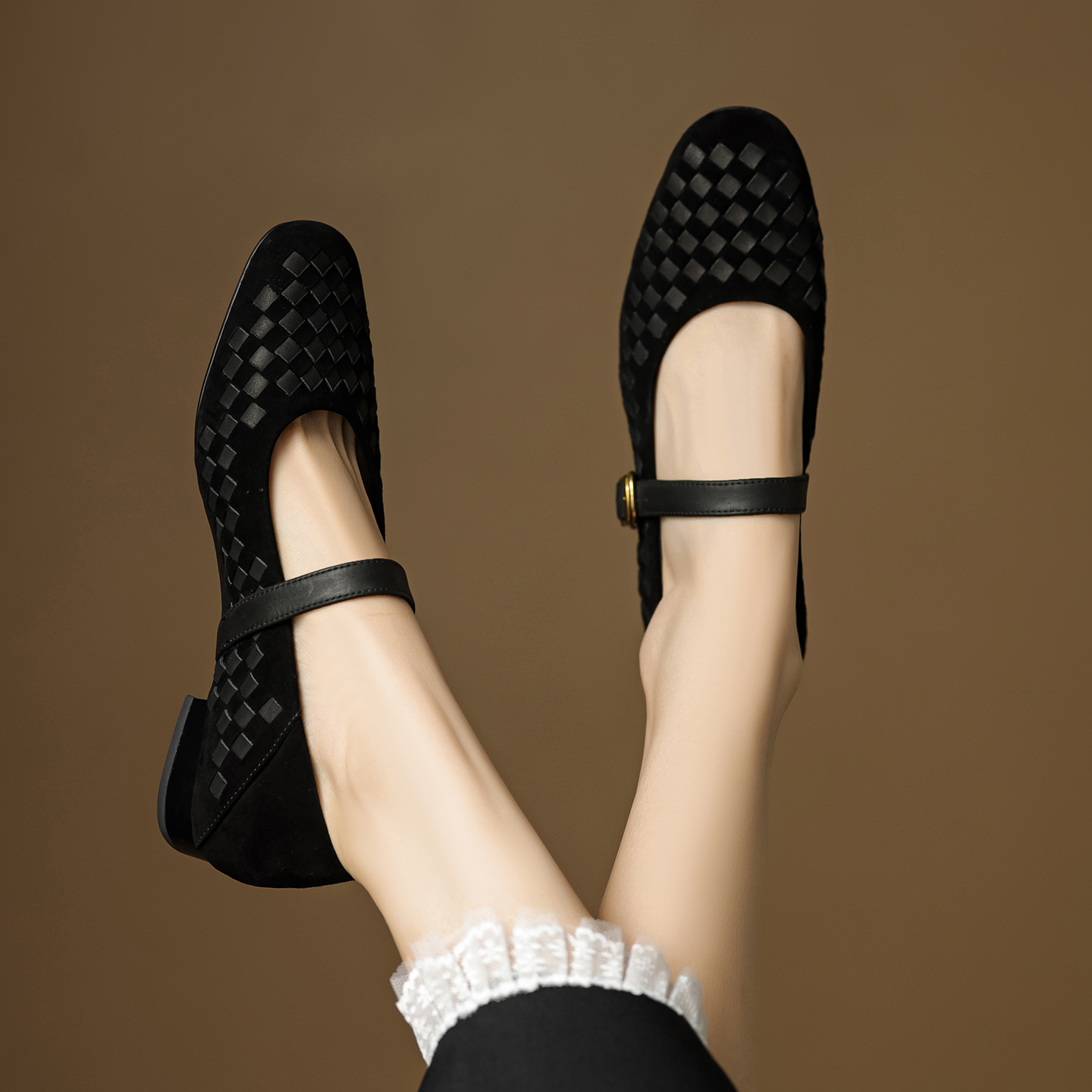 Handmade Genuine Woven Texture - Women'S Shoes To Men'S recension och pris