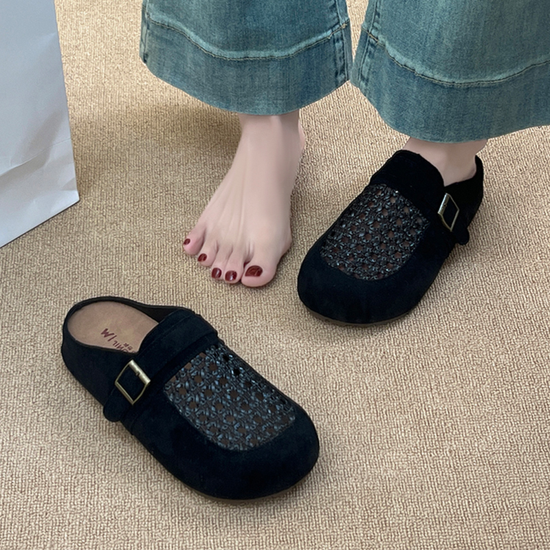 Mesh Women Slippers Flats Mule - Women Shoes Size 7 recension och pris
