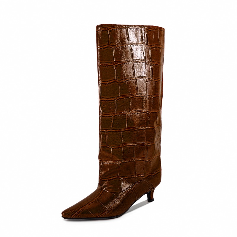 Kitten Heel Wide Calf Boots, C - Wide Fit Heels recension och pris