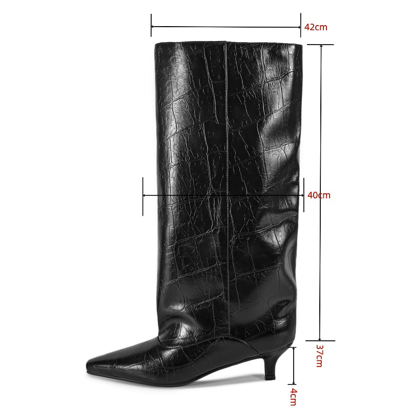 Kitten Heel Wide Calf Boots, C - Wide Fit Heels recension och pris