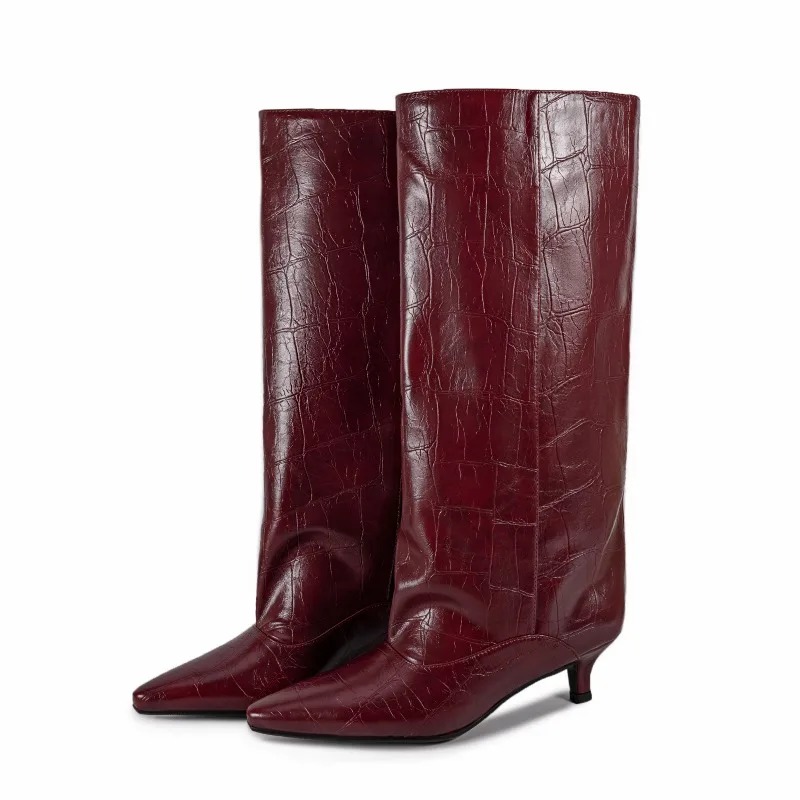 Kitten Heel Wide Calf Boots, C - Wide Fit Heels recension och pris