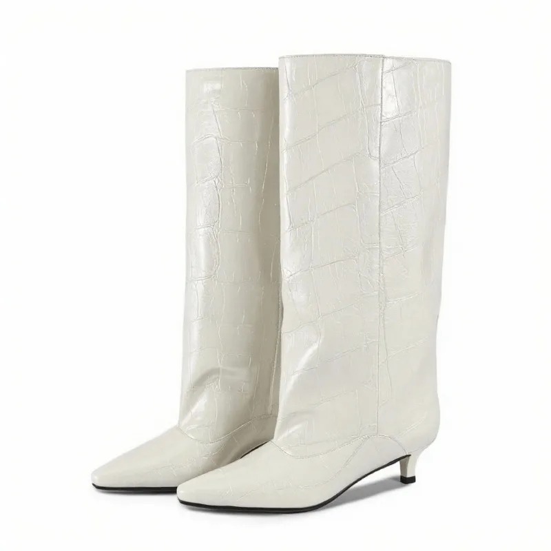 Kitten Heel Wide Calf Boots, C - Wide Fit Heels recension och pris
