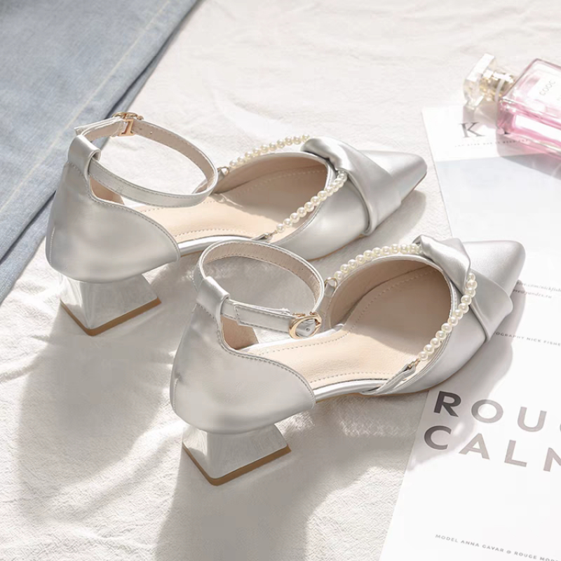 Pearl Ankle Strap High Heels 2 - Wide Fit Heels recension och pris