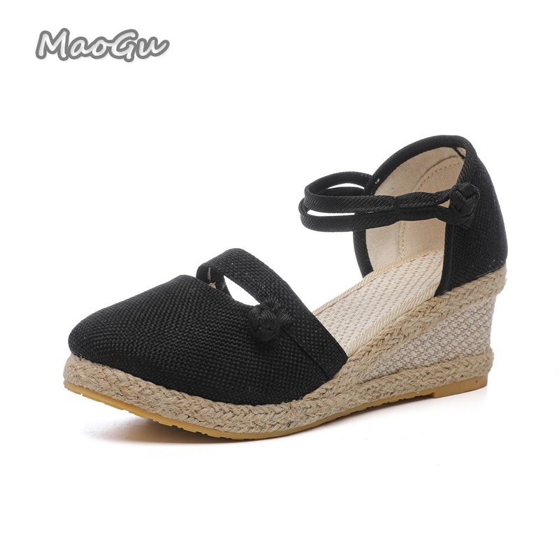 Women's Linen Espadrille Wedge - Espadrille Wedge Shoes recension och pris