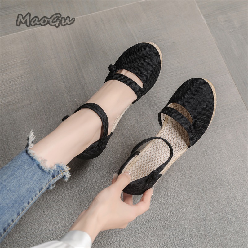 Women's Linen Espadrille Wedge - Espadrille Wedge Shoes recension och pris